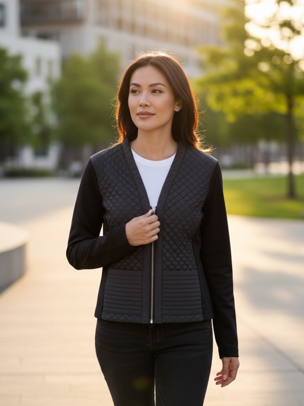 Lululemon Cardigan & Again Zip Up Jacket in black